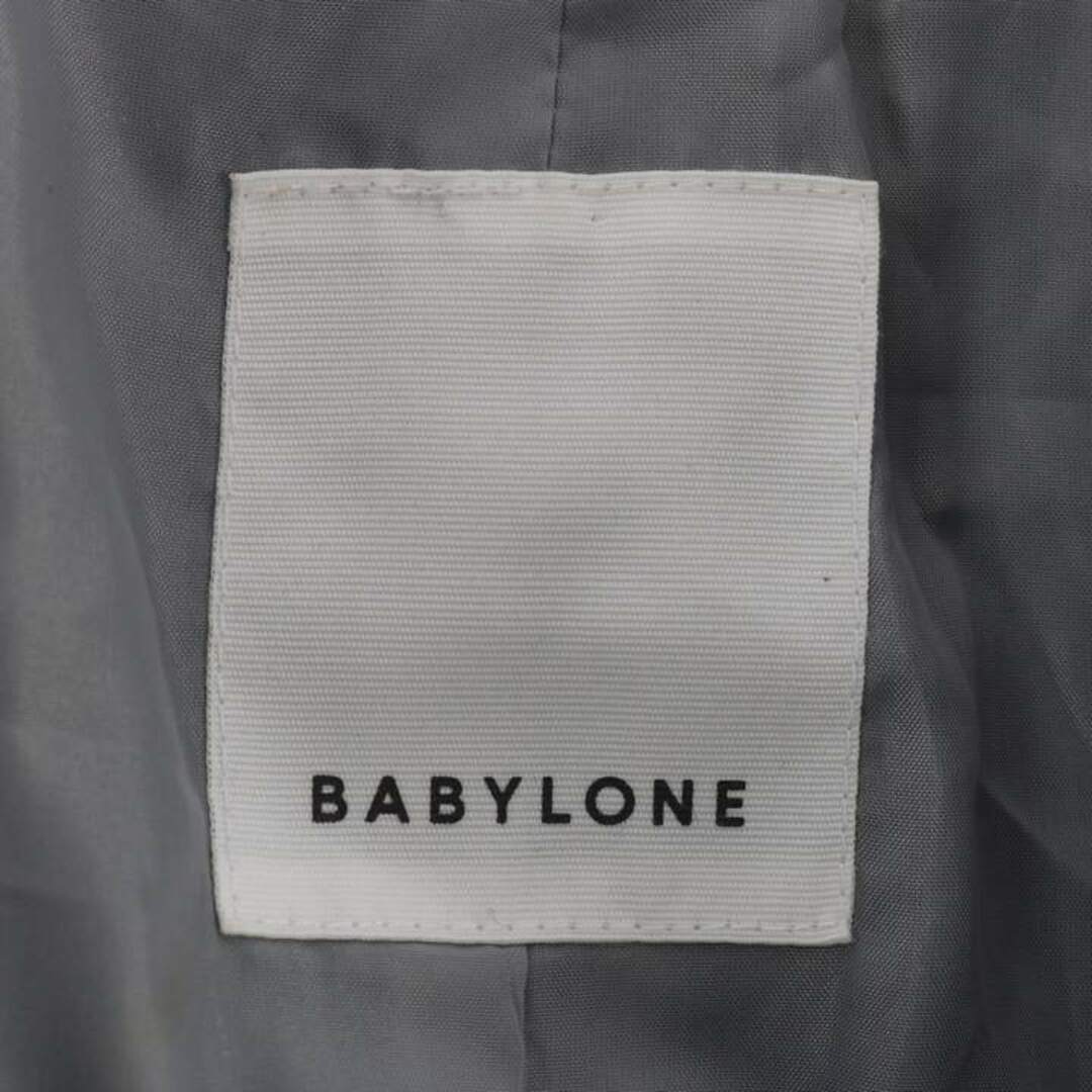 BABYLONE(バビロン)のバビロン チェスターコート 無地 ロングコート アウター ウール混 レディース 36サイズ グレー BABYLONE レディースのジャケット/アウター(その他)の商品写真