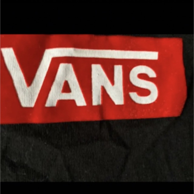 VANS(ヴァンズ)のvans バンズ　Tシャツ　ブラック　Mサイズ　ベロア　 レディースのトップス(Tシャツ(半袖/袖なし))の商品写真