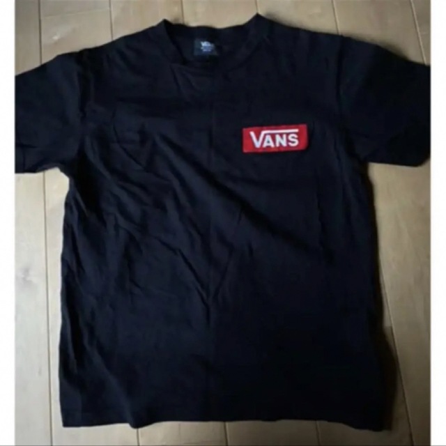 VANS(ヴァンズ)のvans バンズ　Tシャツ　ブラック　Mサイズ　ベロア　 レディースのトップス(Tシャツ(半袖/袖なし))の商品写真