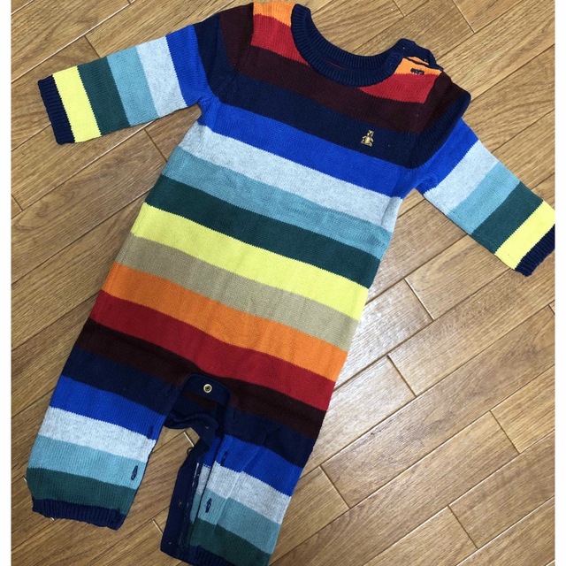 babyGAP(ベビーギャップ)のGAPニットロンパース☆70cm キッズ/ベビー/マタニティのベビー服(~85cm)(カバーオール)の商品写真