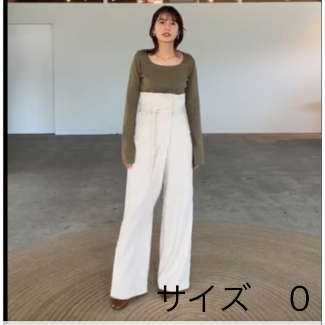 CLANE(クラネ)のnyy様専用 CLANE WAIST BELT CORDUROY pants  レディースのパンツ(カジュアルパンツ)の商品写真