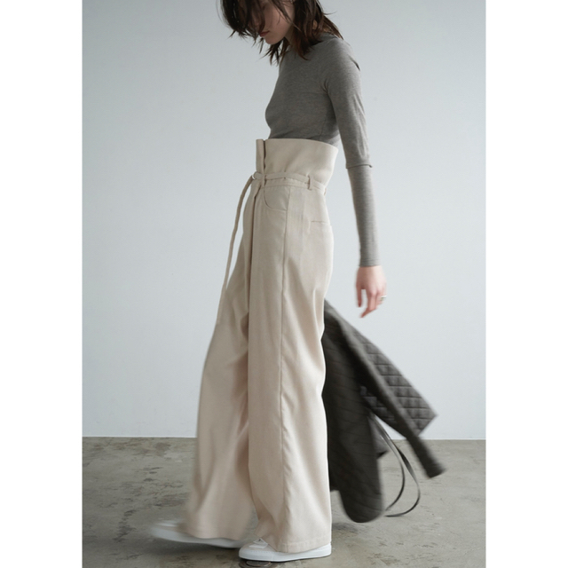 CLANE(クラネ)のnyy様専用 CLANE WAIST BELT CORDUROY pants  レディースのパンツ(カジュアルパンツ)の商品写真