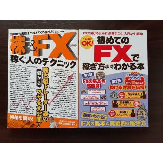 株&FX 稼ぐ人のテクニック　初めてのFXで稼ぎ方までわかる本　２冊セット(ビジネス/経済)