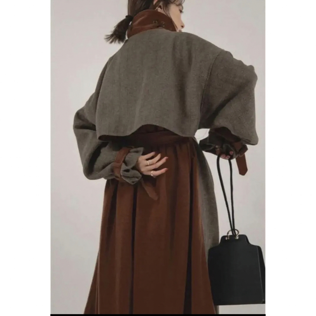 Knuth Marf】herringbone mix over coat-