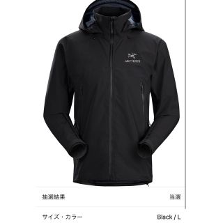 アークテリクス(ARC'TERYX)の【新品】アークテリクス　ベータ AR ジャケット　ブラック　Lサイズ(マウンテンパーカー)