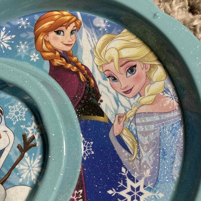 Disney(ディズニー)のアナと雪の女王♡食事プレート エンタメ/ホビーのおもちゃ/ぬいぐるみ(キャラクターグッズ)の商品写真