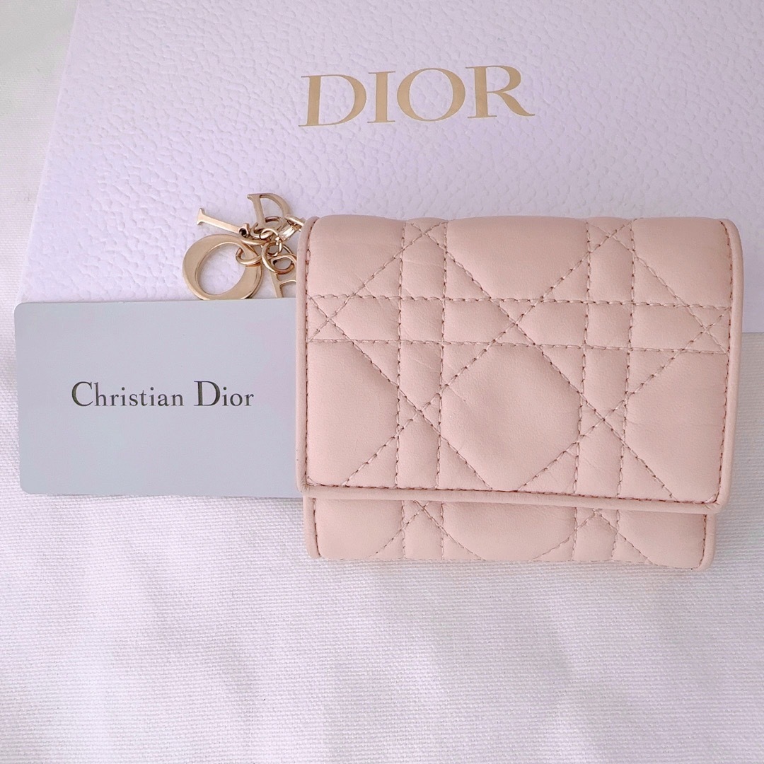 Dior ディオール  ロータス　ウォレット　三つ折財布　限定色完売　極美品