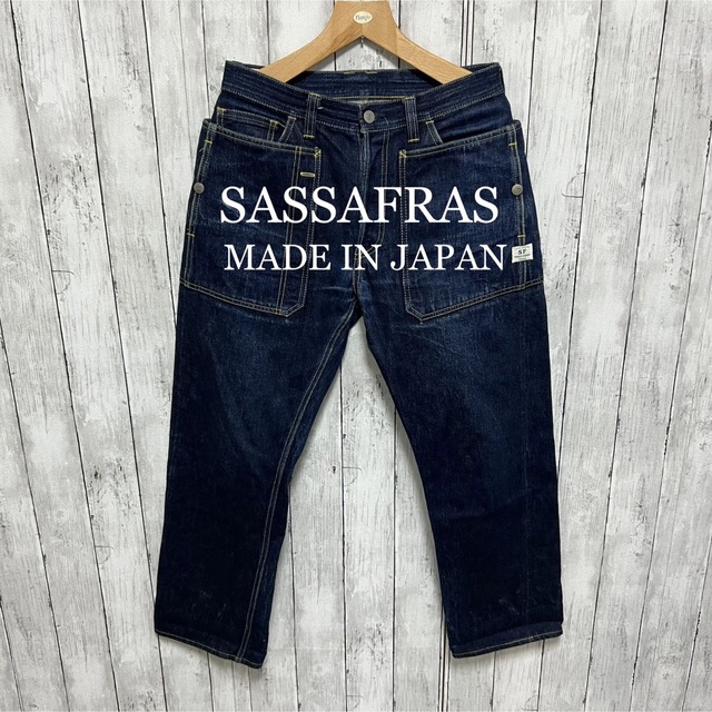 SASSAFRAS FALL LEAF PANTS セルビッチ！赤耳！日本製！-