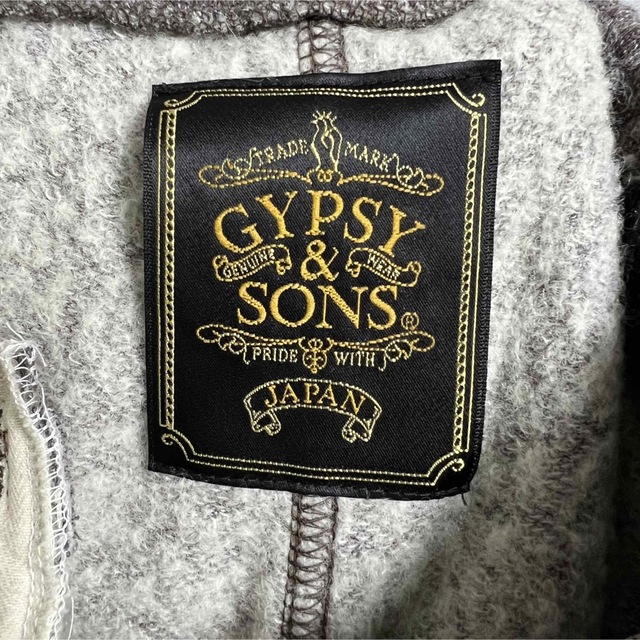 GYPSY&SONS(ジプシーアンドサンズ)のGYPSY&SONS 牛革スエード使いスウェットパンツ！日本製！  メンズのパンツ(その他)の商品写真