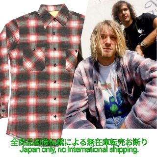 70s Sears ネルシャツ カートコバーン 着用 同柄同色 シアーズの 70s Sears ネルシャツ カートコバーン 着用 同柄同色 シアーズの