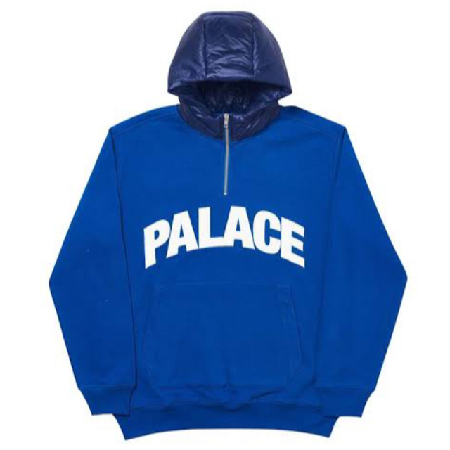 PALACE(パレス)のPALACE PUFFER HOOD BLUE メンズのトップス(パーカー)の商品写真