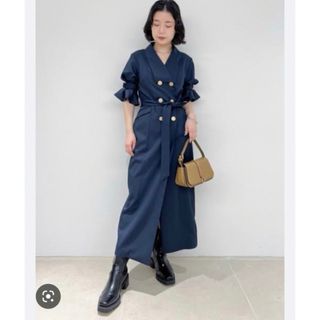 リリーブラウン(Lily Brown)の新品！タグ付き！リリーブラウン　ワンピース　フリーサイズ(ロングワンピース/マキシワンピース)