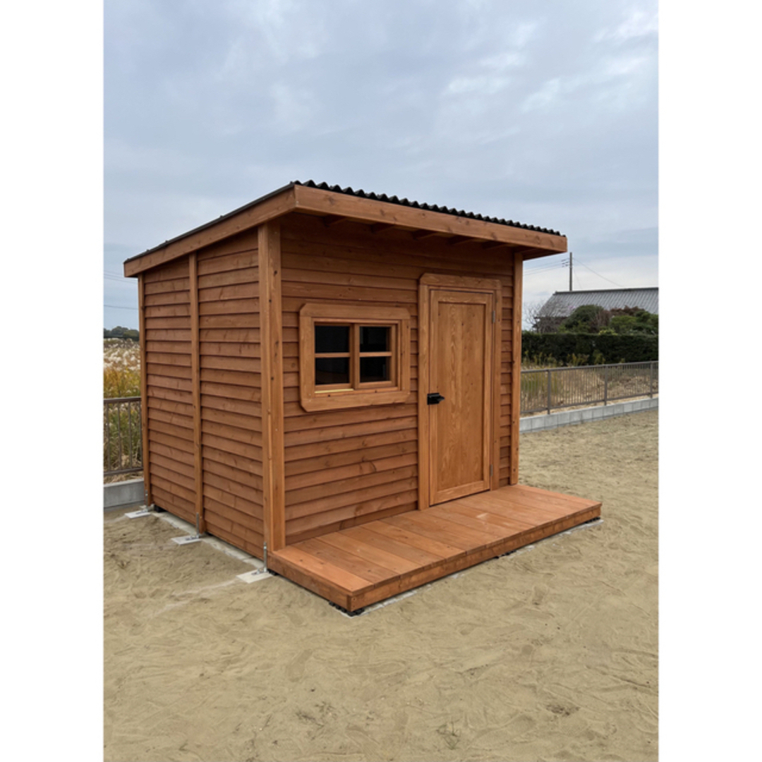 タイニーハウス サウナ ログハウス 物置 倉庫 小屋 プレハブ ガレージ　H