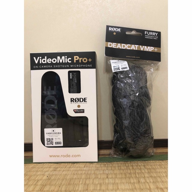 RODE VideoMic Pro+ と DEADCAT VMP+