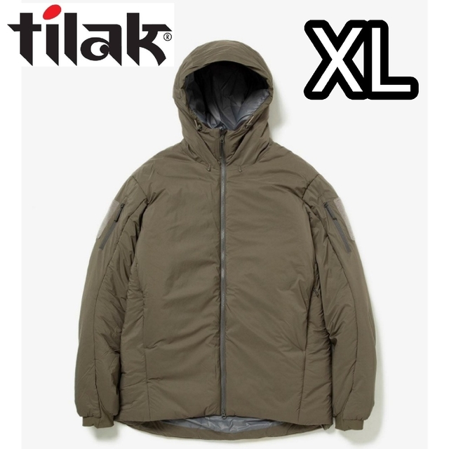 新作人気モデル TILAK - カーキ XL Jacket Mig Siberia Tilak 新品■22AW ダウンジャケット