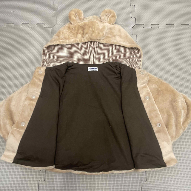 mikihouse(ミキハウス)のミキハウス　ポンチョ　ケープ キッズ/ベビー/マタニティのベビー服(~85cm)(ジャケット/コート)の商品写真