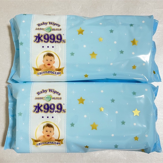 コストコ(コストコ)のBaby Wipes ふんわりプラスおしりふき　水99.9% 大判　70枚入 キッズ/ベビー/マタニティのおむつ/トイレ用品(ベビーおしりふき)の商品写真