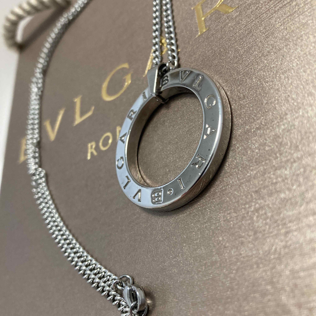 BVLGARI - ブルガリ正規品 人気ボリュームフルロゴチャーム