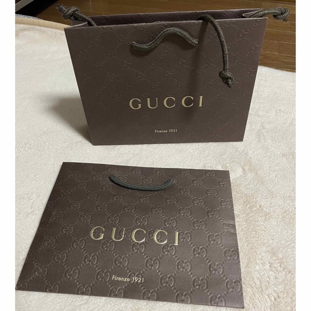 Gucci(グッチ)のGUCCI ショッパー　2枚組 レディースのバッグ(ショップ袋)の商品写真