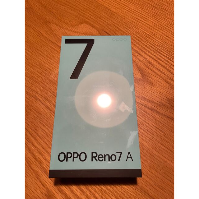 スマートフォン/携帯電話スマホ　OPPO reno 7a オッポ　黒　ブラック