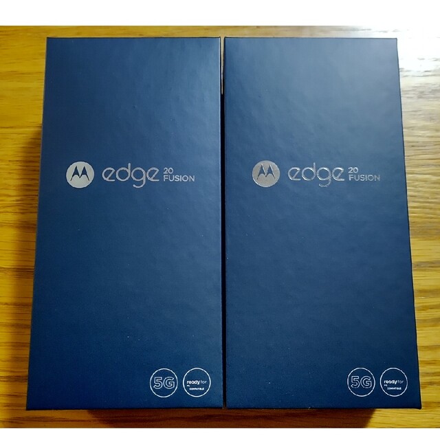 未開封新品　Motorola edge20 Fusion　２台セットスマートフォン本体