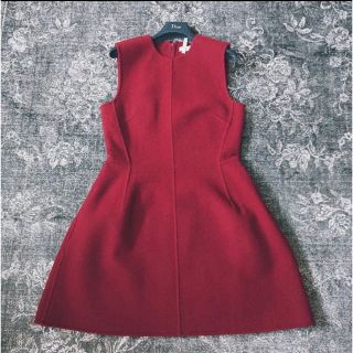 クリスチャンディオール(Christian Dior)の専用⭐️DIOR ディオール カシミヤダブルフェイスワンピース 40(ミニワンピース)