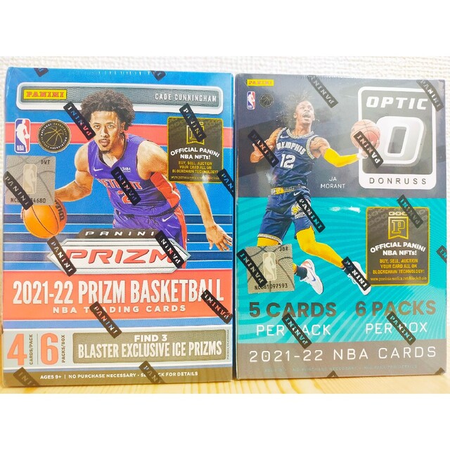 NBA 2021-2022 Panini バスケカード2箱セット シュリンク付き