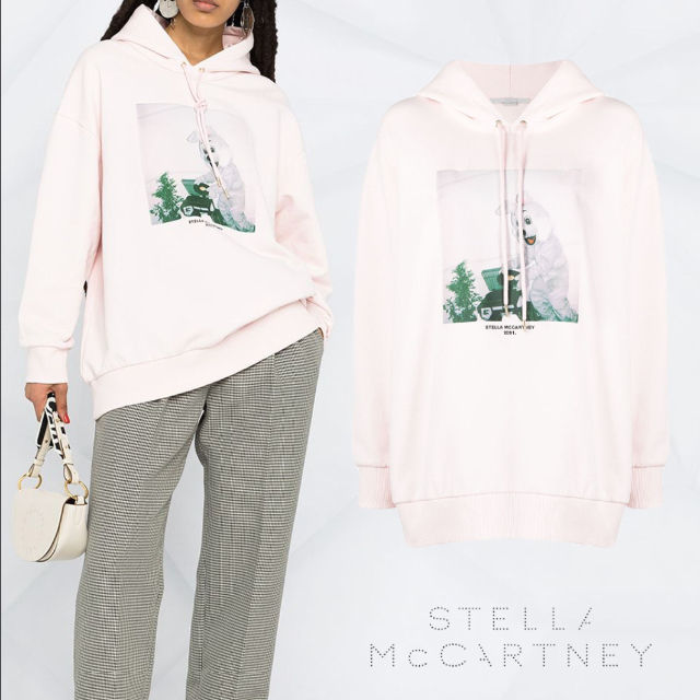 生地コットンStella McCartney ステラマッカートニー Bunny パーカー S