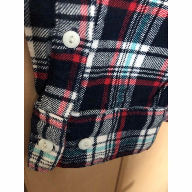 MUJI (無印良品)(ムジルシリョウヒン)の無印良品 ダブルポケットシャツ サイズXL オーガニックコットンフランネル レディースのトップス(シャツ/ブラウス(長袖/七分))の商品写真