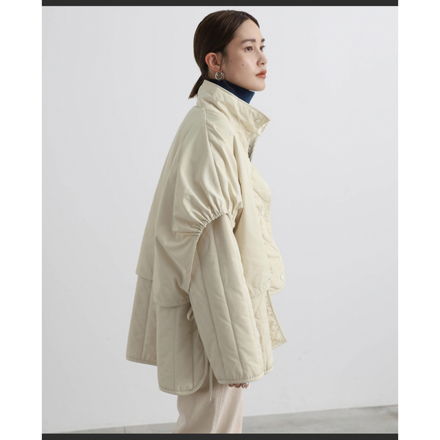 韓国ファッション☆美品☆2022 A/W レイヤードキルティングジャケット
