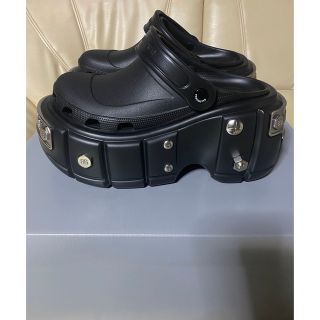 レシート有り　BALENCIAGA HD ミュール ブラック　ラバー　スニーカー