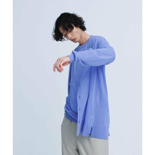 Adam et Rope' - 【パープル(50)】【WEB限定】麻調 ロングルーズ
