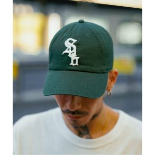 サブサエティ(Subciety)の【GREEN】Subciety/(U)STONE WASH BB CAP(キャップ)