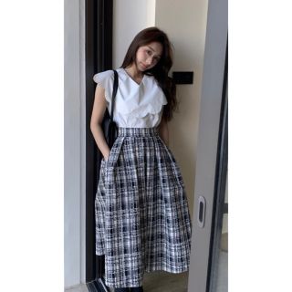 バースデーバッシュ(BIRTHDAY BASH)のBIRTHDAY BASH スカート KIRA CHECK SKIRT(ひざ丈スカート)