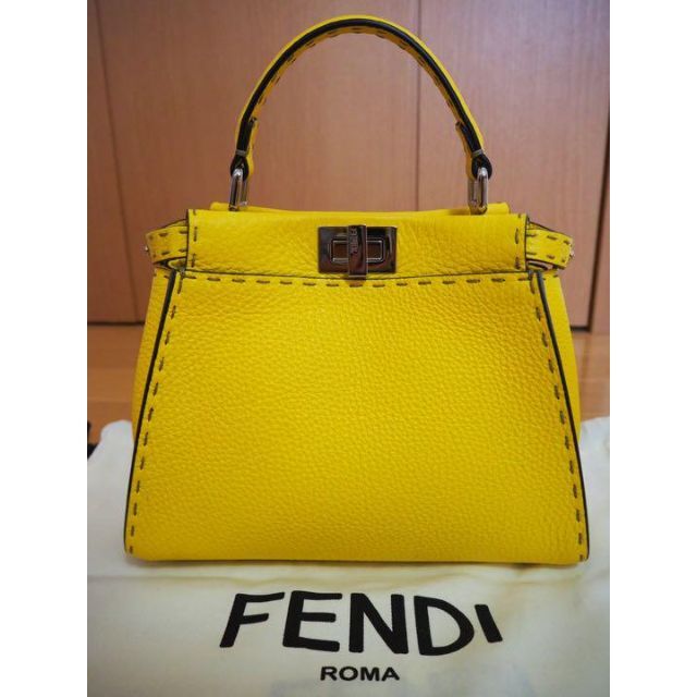 色々な FENDI - FENDI 2021年春 ピーカブー スモール 黄色