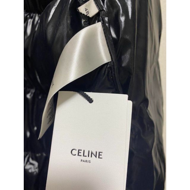 大好き celine CELINE ナイロンパファージャケット サイズ48 セリーヌ ダウンジャケット CELINE ジャケットサイズL 黒