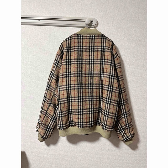 STUSSY(ステューシー)の【超希少】90s old stussy Burberry Check スタジャン メンズのジャケット/アウター(スタジャン)の商品写真