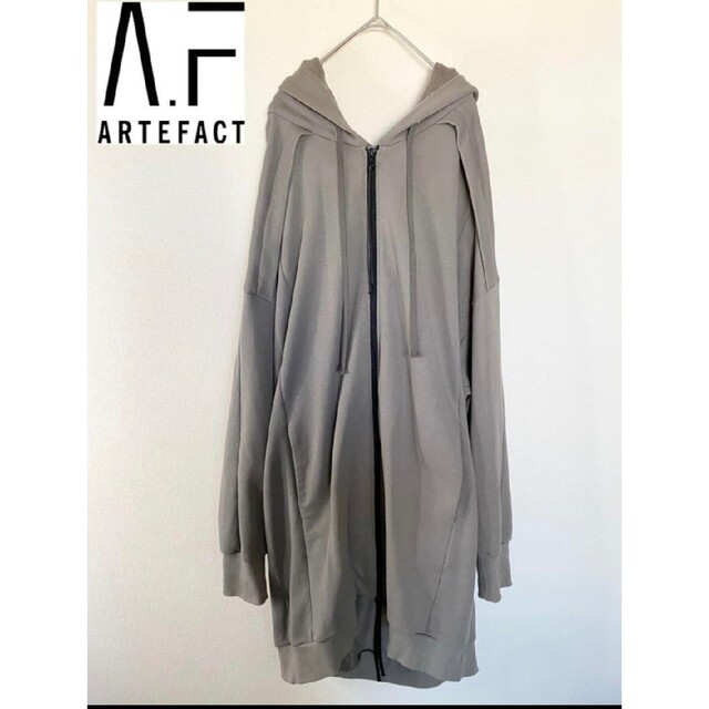 シルバー金具 A.F ARTEFACT オーバーサイズパーカー - パーカー