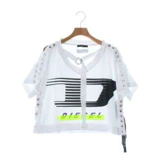 ディーゼル(DIESEL)のDIESEL ディーゼル Tシャツ・カットソー S 白 【古着】【中古】(カットソー(半袖/袖なし))