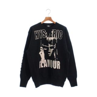 ヒステリックグラマー(HYSTERIC GLAMOUR)のHYSTERIC GLAMOUR ヒステリックグラマー スウェット M 黒 【古着】【中古】(スウェット)