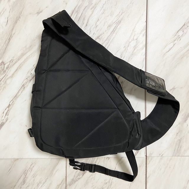 Y2K 00s 企業系 変型 ベルクロデザイン ナイロン ワンショルダーバッグ メンズのバッグ(ショルダーバッグ)の商品写真