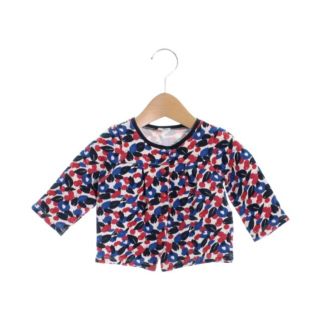 プチバトー(PETIT BATEAU)のPETIT BATEAU Tシャツ・カットソー 80 白x赤x紺等(総柄) 【古着】【中古】(Tシャツ/カットソー)