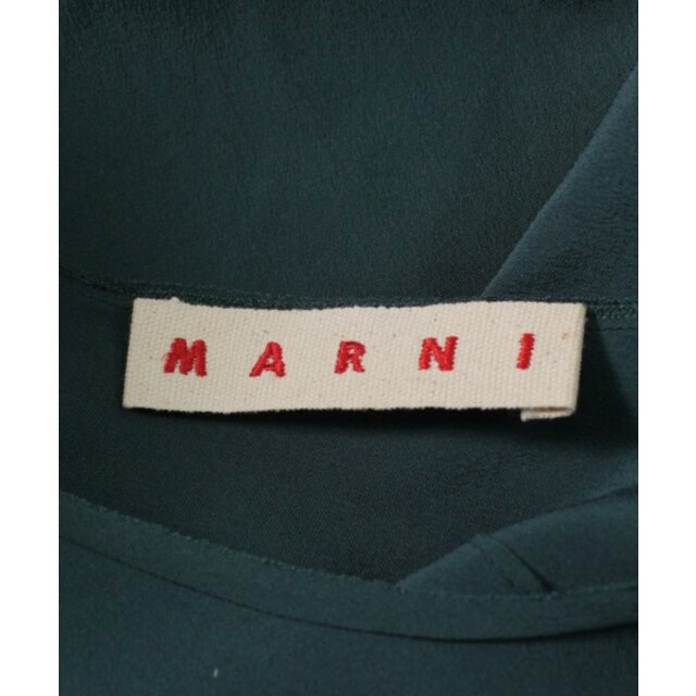 Marni(マルニ)のMARNI マルニ ワンピース 38(S位) 緑 【古着】【中古】 レディースのワンピース(ひざ丈ワンピース)の商品写真