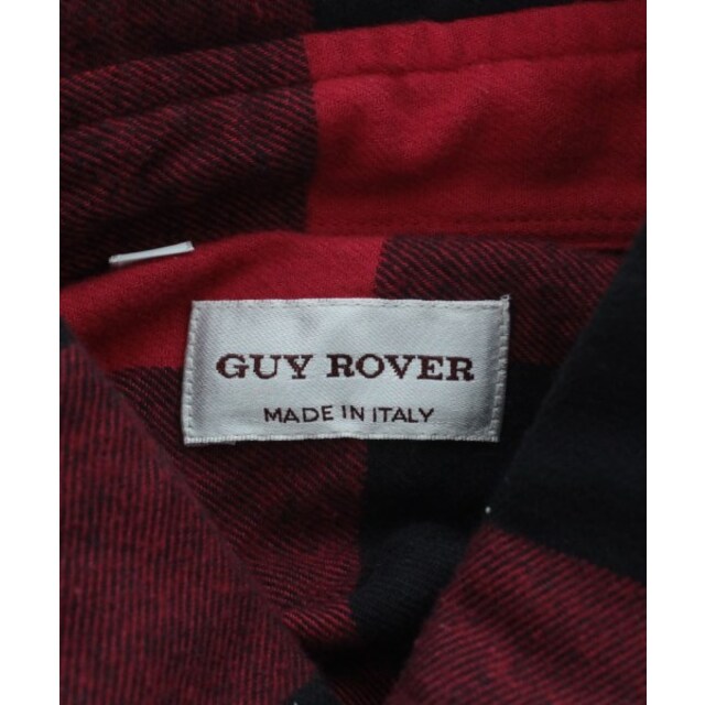 なし生地の厚さGUY ROVER ギローバー カジュアルシャツ XS 赤x黒(チェック)