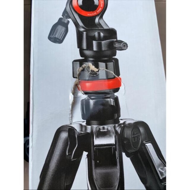 Manfrotto(マンフロット)の【クマとウシ様専用】三脚ビデオ雲台キット スマホ/家電/カメラのカメラ(ミラーレス一眼)の商品写真