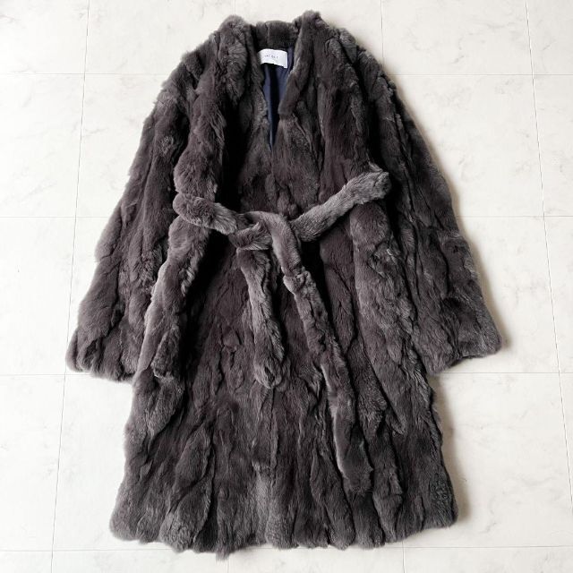 極美品✨ 定価10万 アストラット リアルファーガウンコート 毛皮