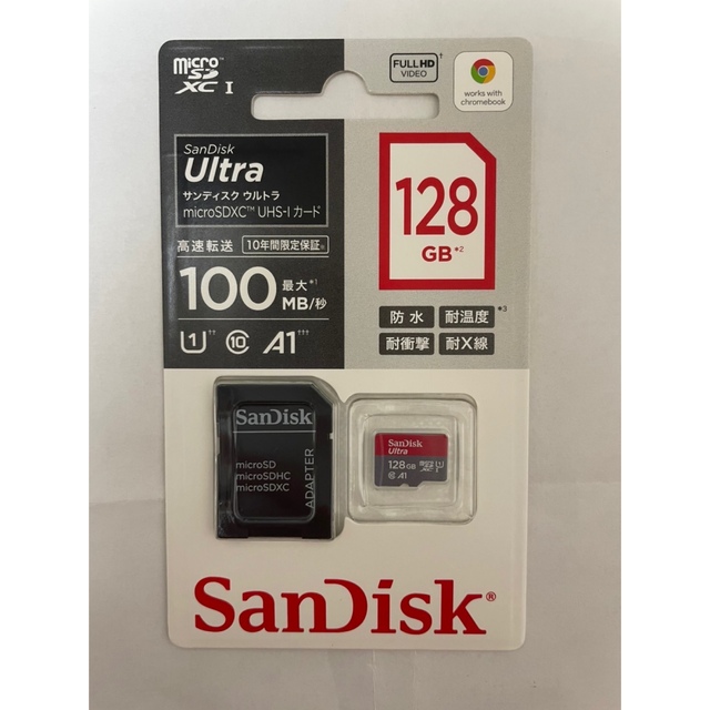 SanDisk microSD 128GB 保証書付き