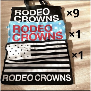 ロデオクラウンズ(RODEO CROWNS)のロデオクラウンズ　ショップ袋 ショッパー 不織布 バッグ 買物袋(ショップ袋)