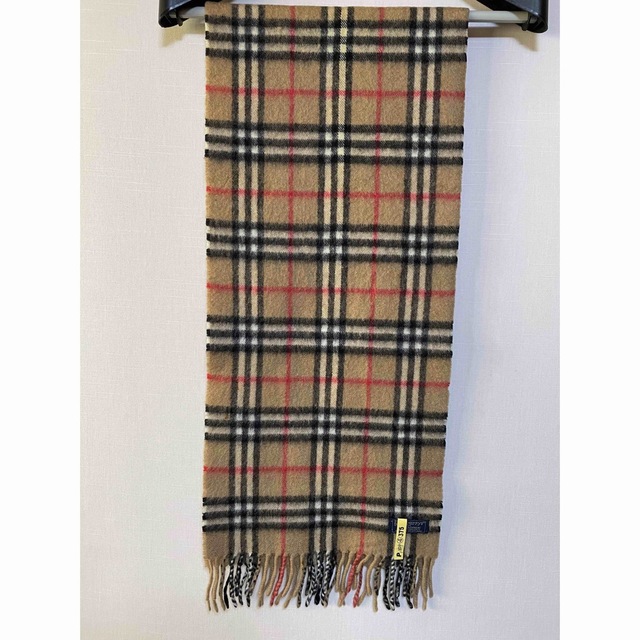 BURBERRY(バーバリー)の★Burberry カシミア100% マフラー★made in Scotland レディースのファッション小物(マフラー/ショール)の商品写真