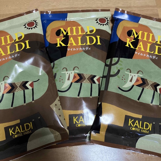 KALDI(カルディ)のカルディ　マイルドカルディ　KALDI コーヒー粉　3袋  新品未開封 食品/飲料/酒の飲料(コーヒー)の商品写真